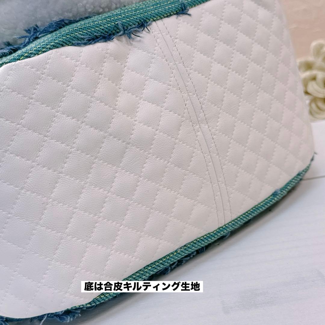 ゆ*ら様 コヤンイサムチョン♡新作bigジョース君！デニムフリンジ！ラウンドトー