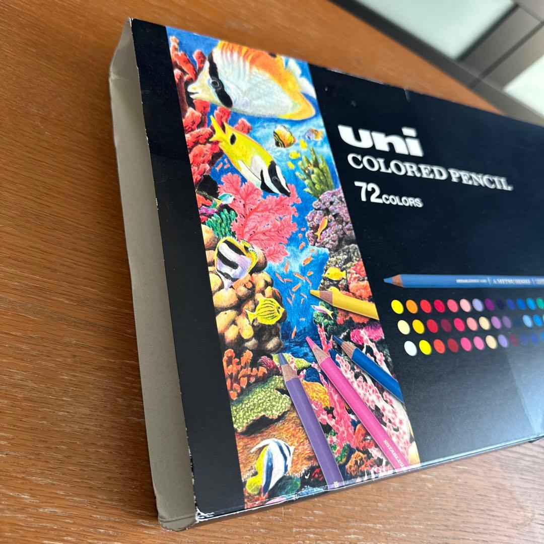 uni COLORED PENCIL 72 COLORS 三菱鉛筆 色鉛筆