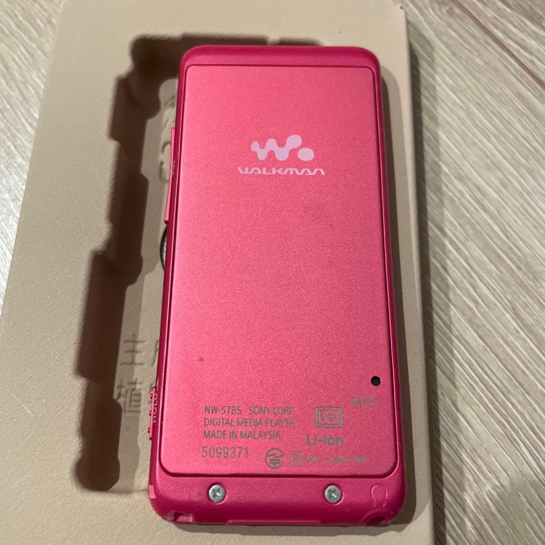 SONY NW-S785K ピンク デジタルオーディオプレーヤー