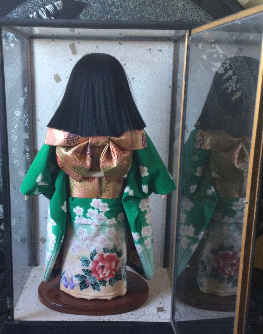 伝統工芸品　市松人形　人間国宝平田郷陽答礼人形写し　吉徳　認定書　ケース同梱も可