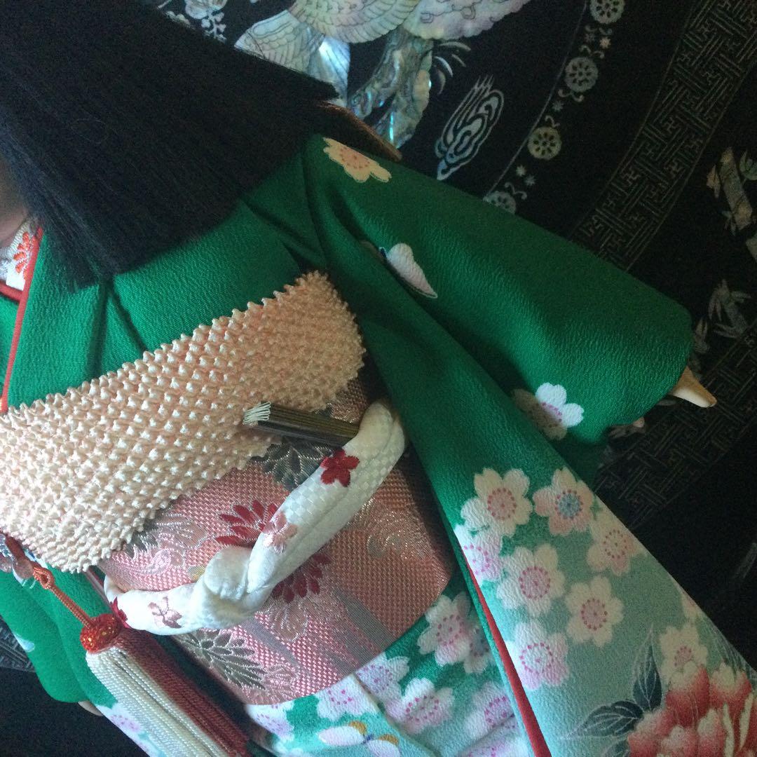 伝統工芸品　市松人形　人間国宝平田郷陽答礼人形写し　吉徳　認定書　ケース同梱も可