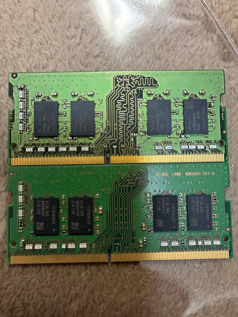SK hynix SAMSUNG 8GB 1Rx8 DDR4 2枚