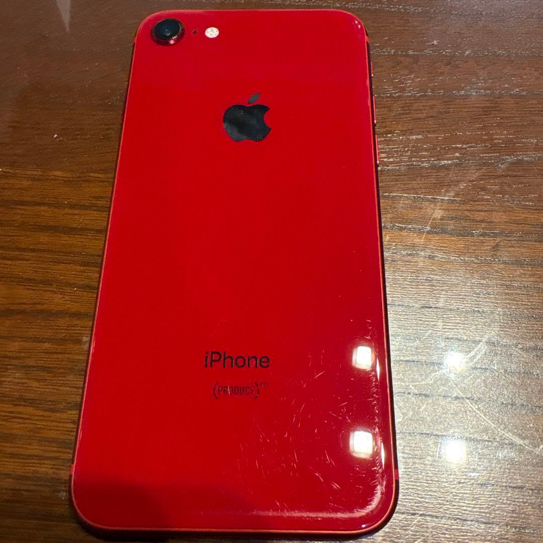 iPhone8 レッド　箱付き