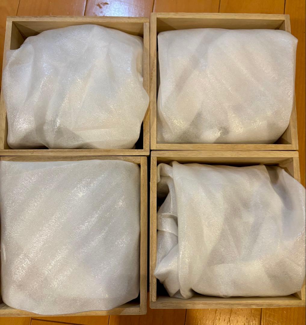 桂山作　抹茶碗 4個セット 陶器