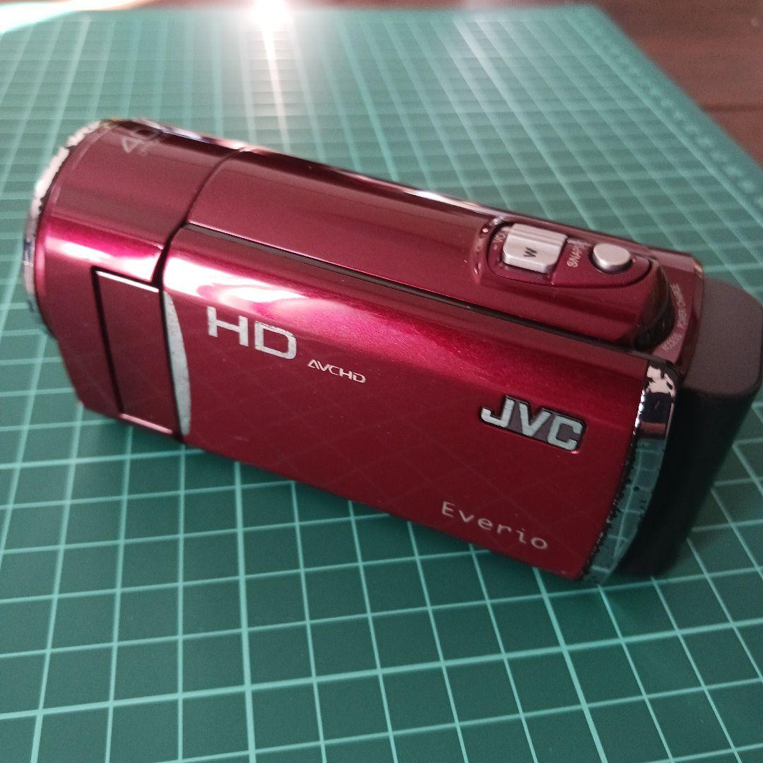 JVC Everio GZ-HM450-R 本体＋付属品セット 三脚付き 中古品
