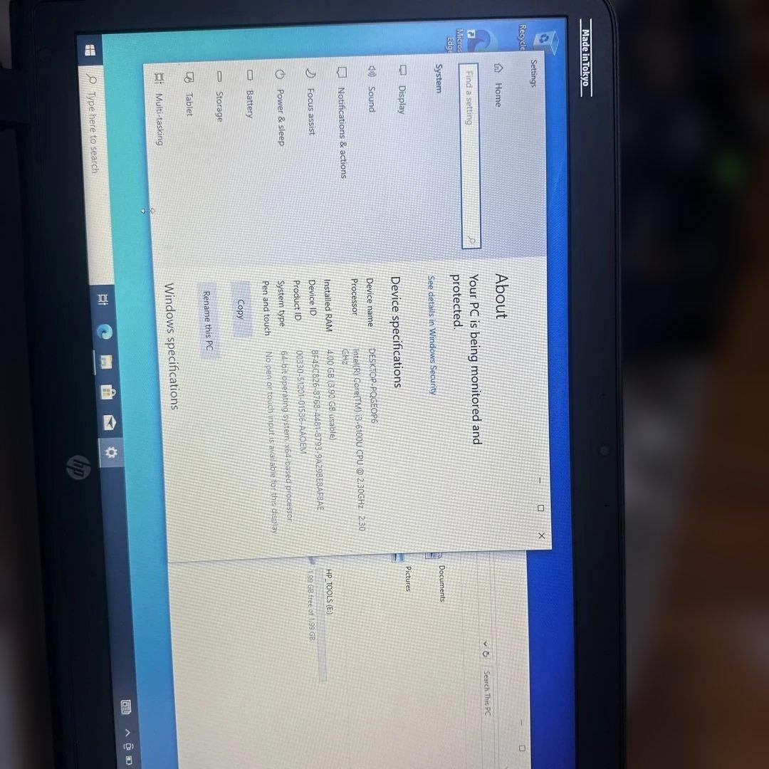Windowsノート本体 Hp Probook 450 G3 Window 10 