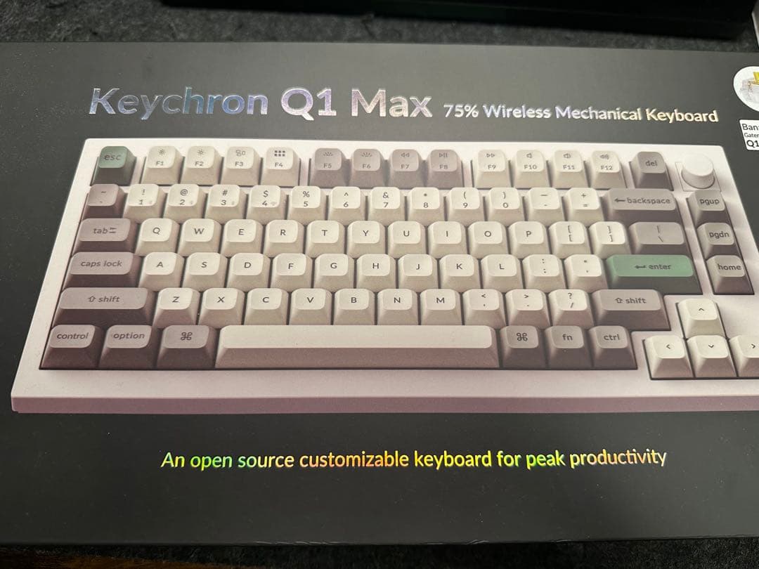 Keychron Q1 Max ワイヤレス・カスタムメカニカルキーボード