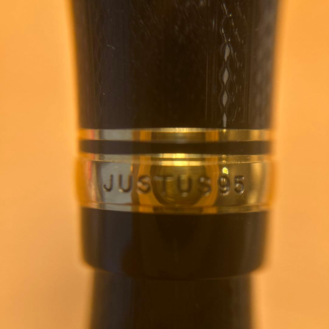 パイロット　ジャスタス95 中字　14k Justus95 ネットブラック