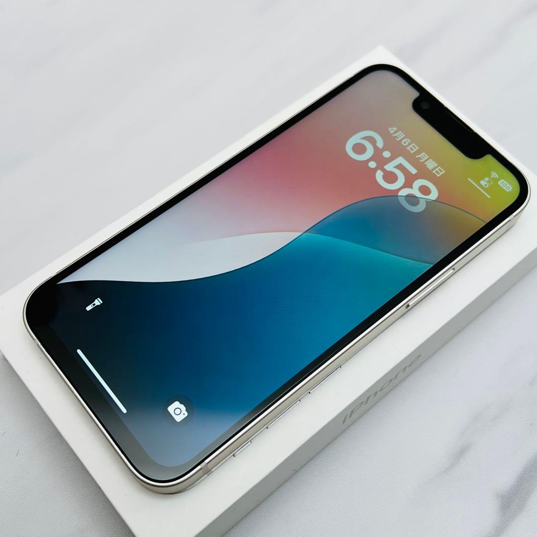 【上美品☆】iPhone13mini 本体 White 128GB SIMフリー