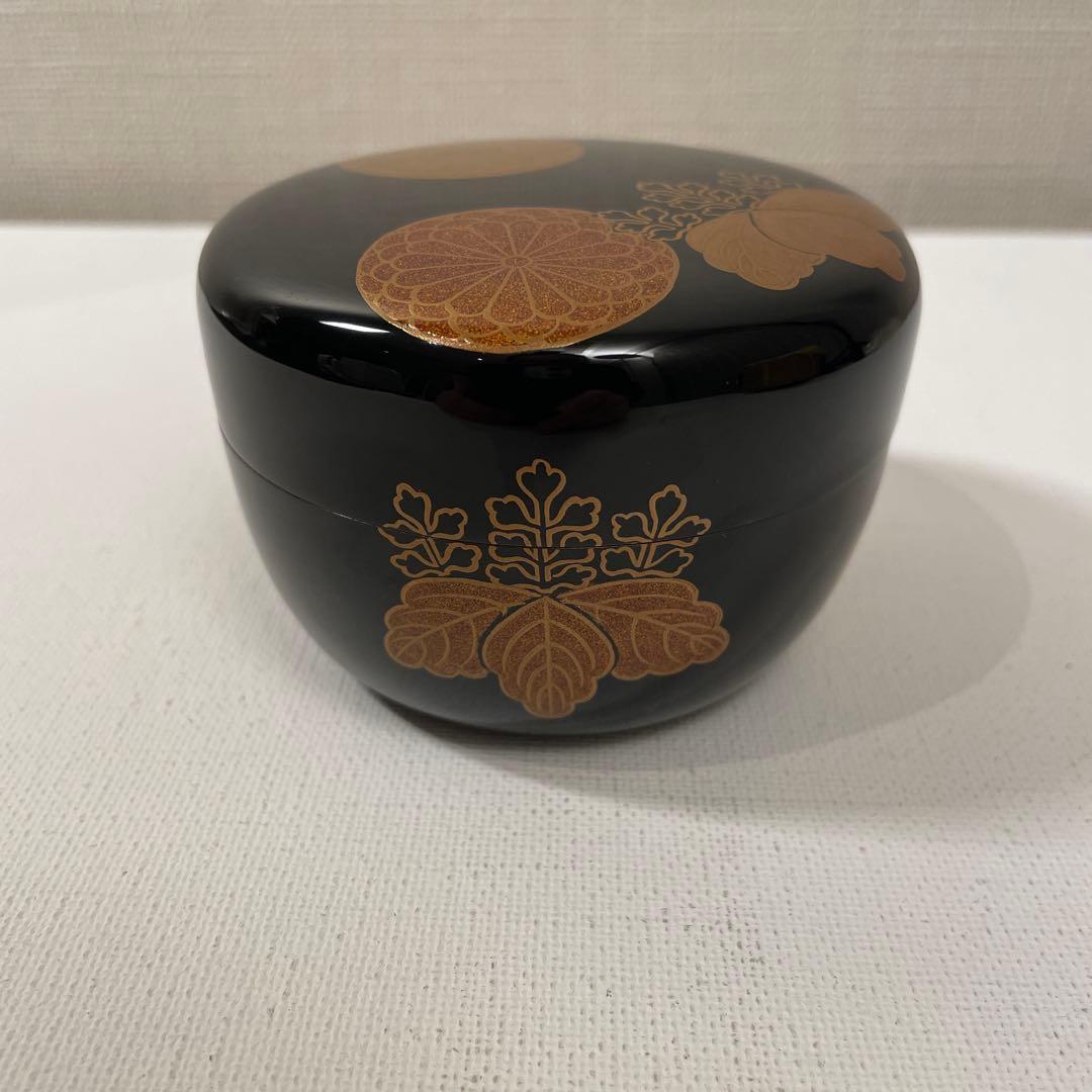 佐々木宗章作　高台寺絵巻　平棗　茶道具