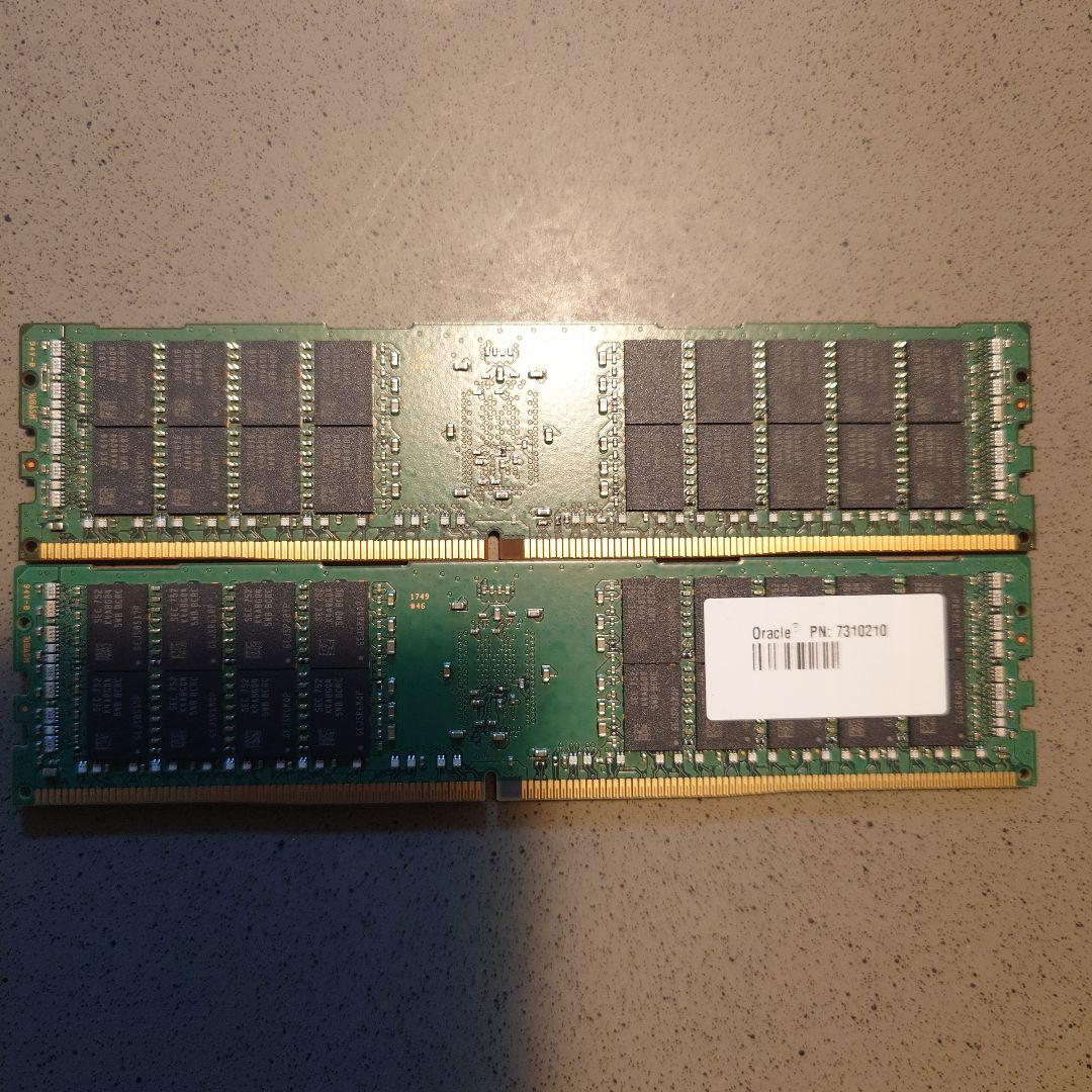 SAMSUNG DDR4-2400 64GB（32GB×2） メモリー