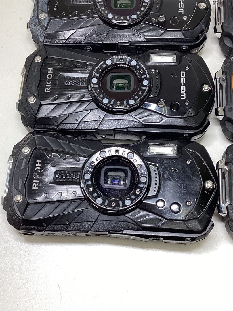 ジャンク　RICOH WG-50 防水カメラ 6台セット