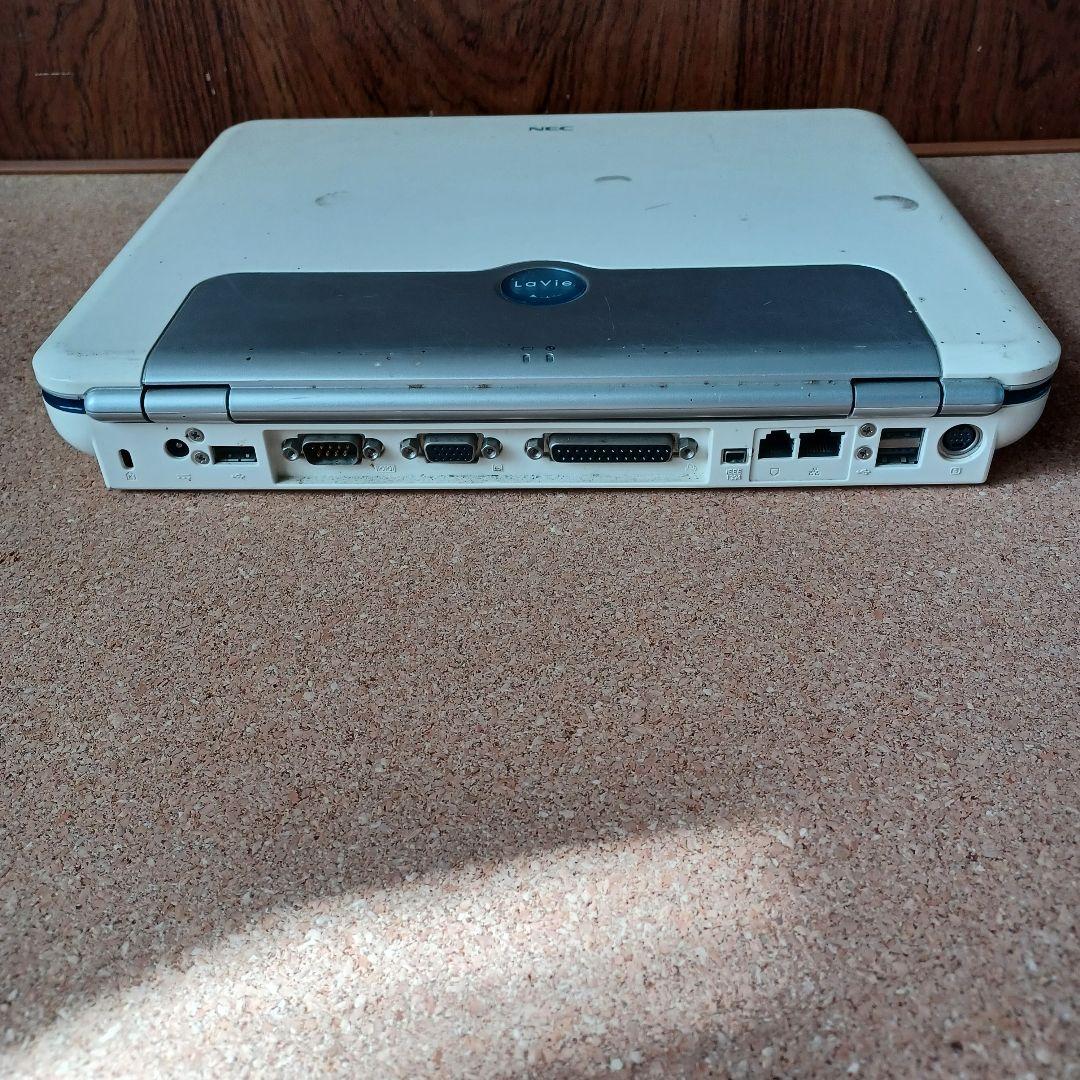 【ジャンク品】　NEC　パーソナルコンピューター　ノートパソコン？　クリアブルー