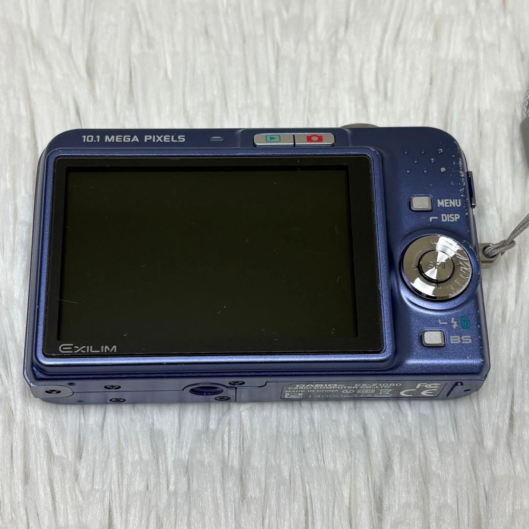 CASIO カメラ　EX-Z1080 SDカード　ブルー コンデジ　動作品