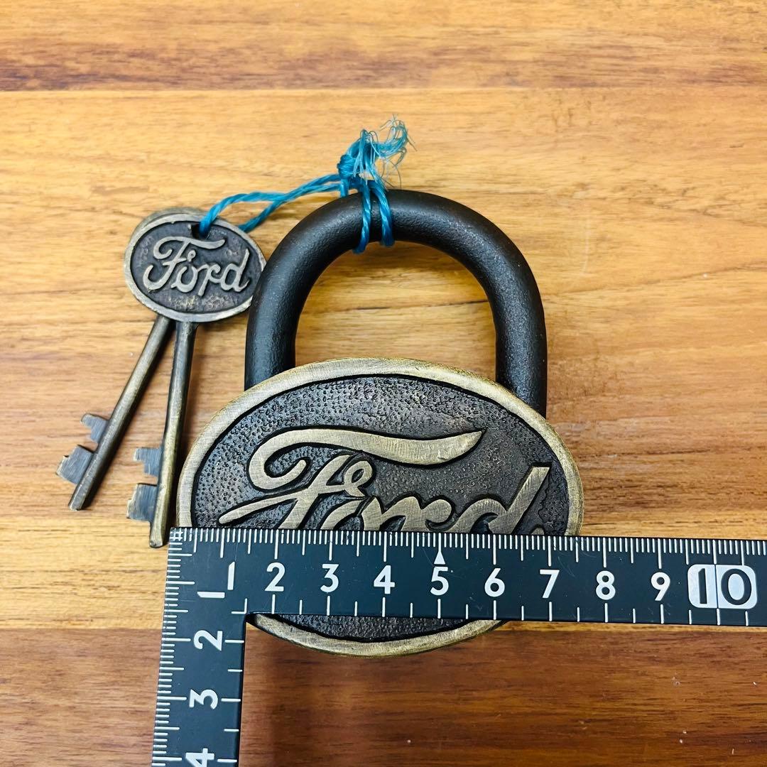 【US仕入れ】 Ford Brass Padlock フォード 南京錠