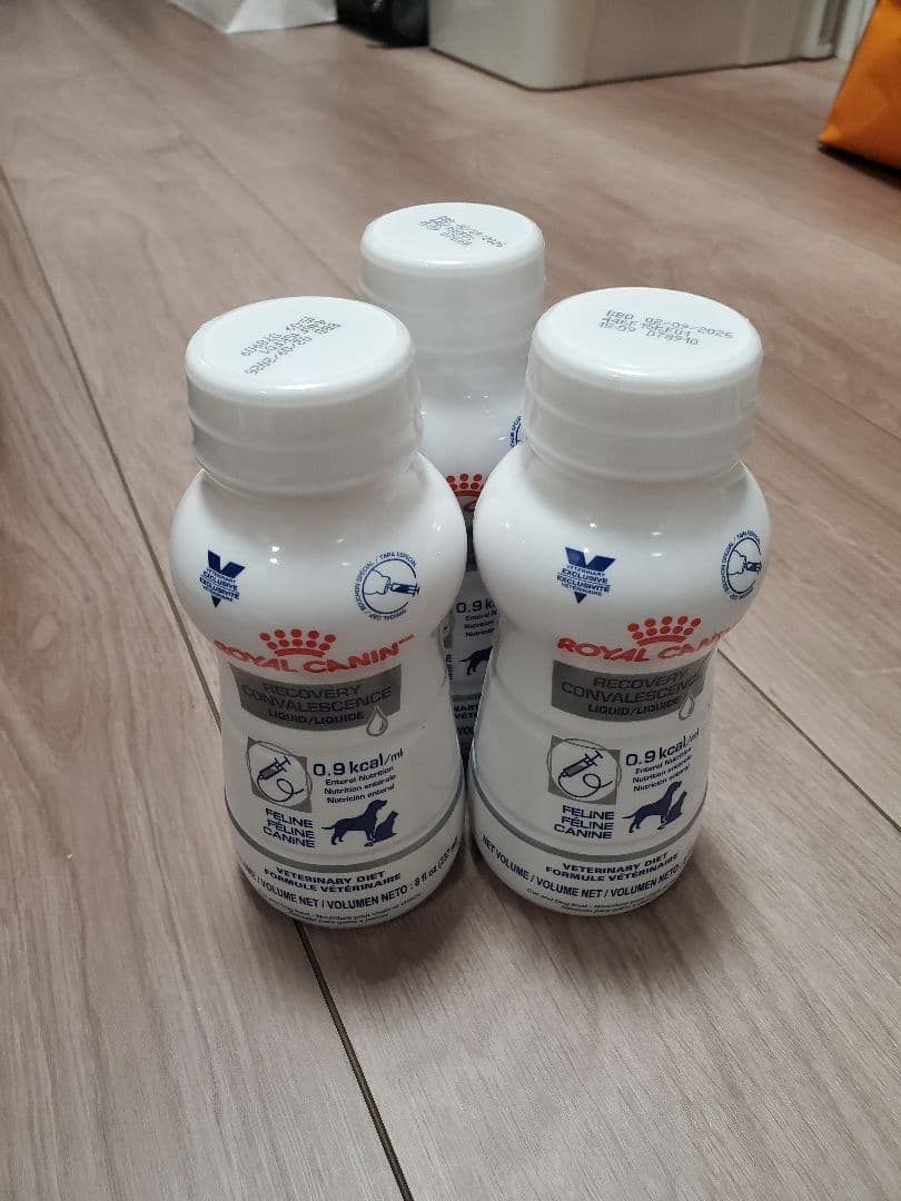 ロイヤルカナン犬猫用クリティカルリキッド237ml　7本 シリンジ付き