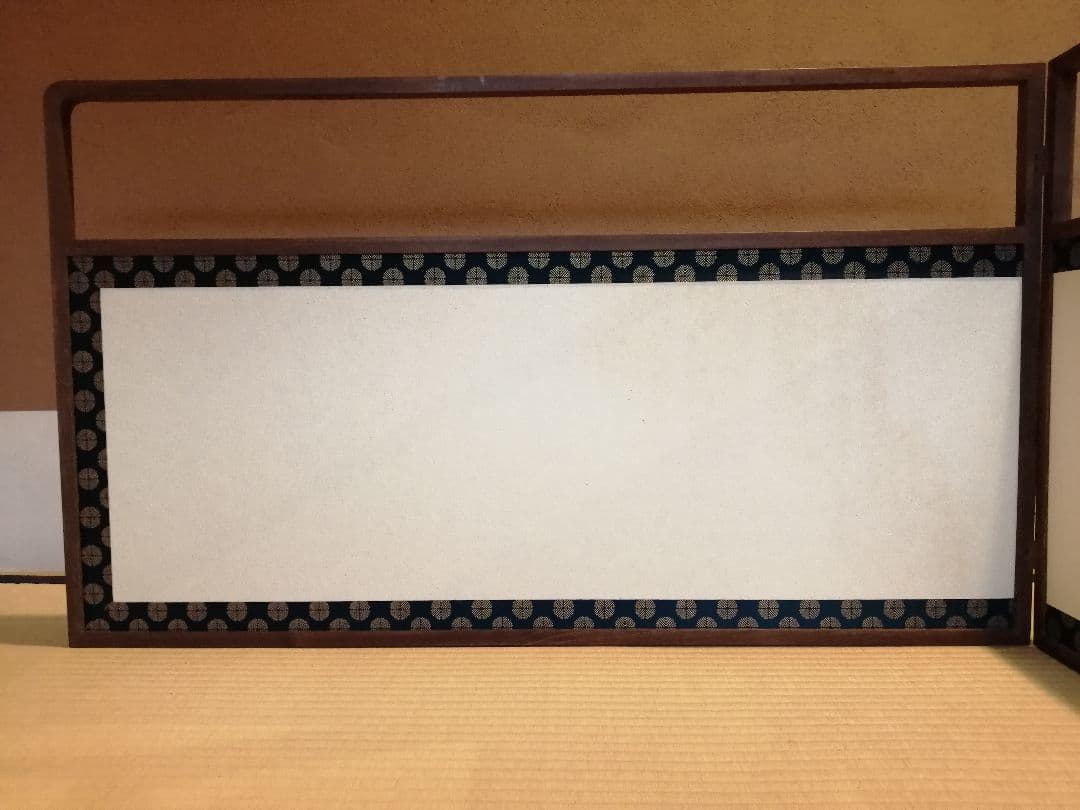 【茶道具】唐松丸紋あじろ風炉先　風炉先屏風　風炉先213