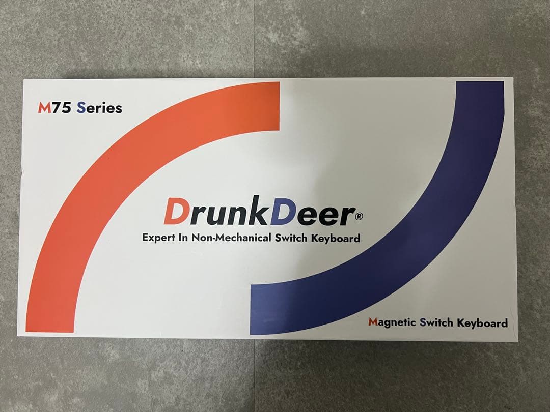 【キーキャップ未使用】DrunkDeer A75 white