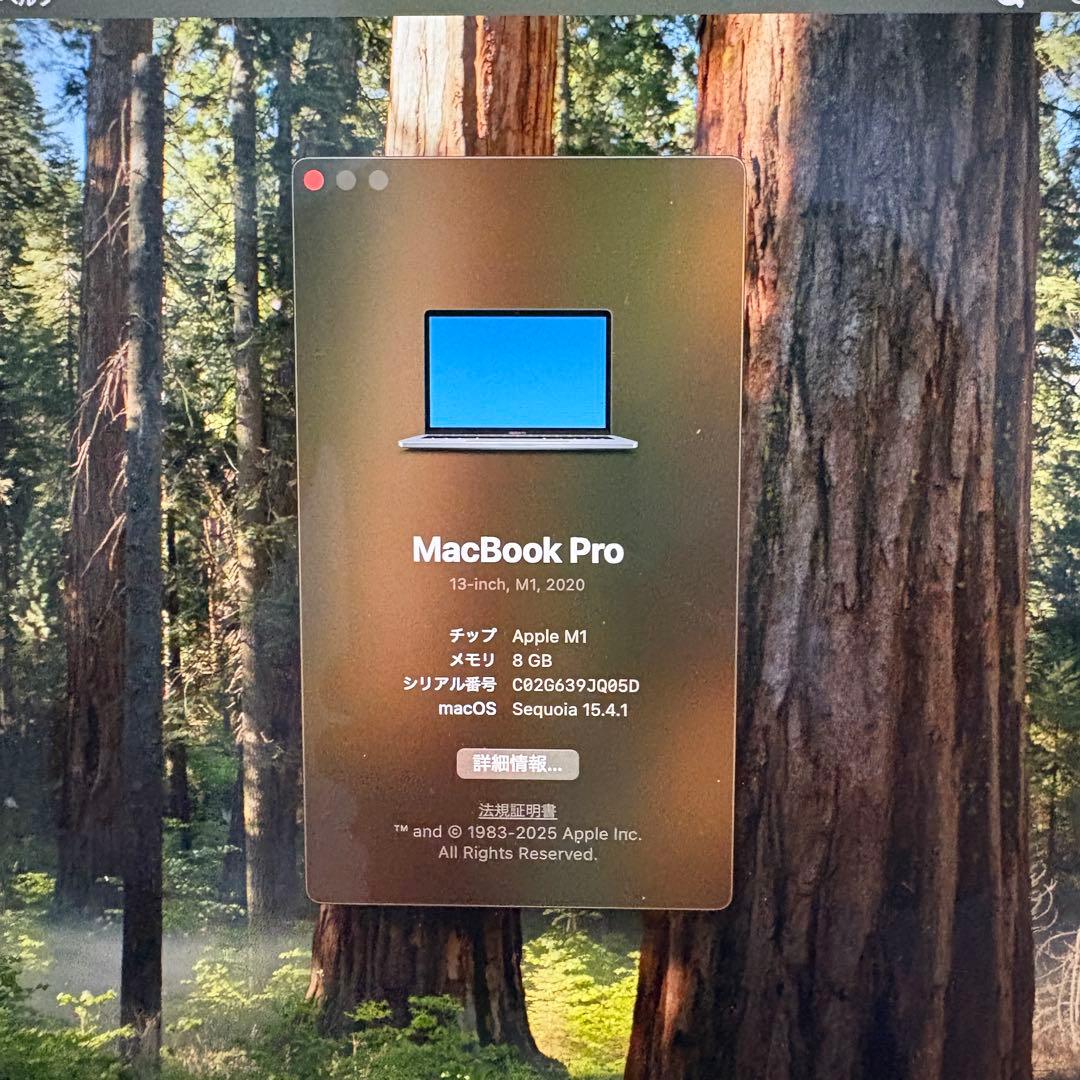 Apple MacBook Pro 13インチ M1 2020