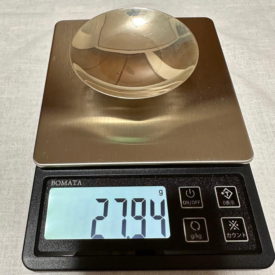 純銀盃2点セット 純銀杯 純銀刻印有り 桐箱リボン付き
