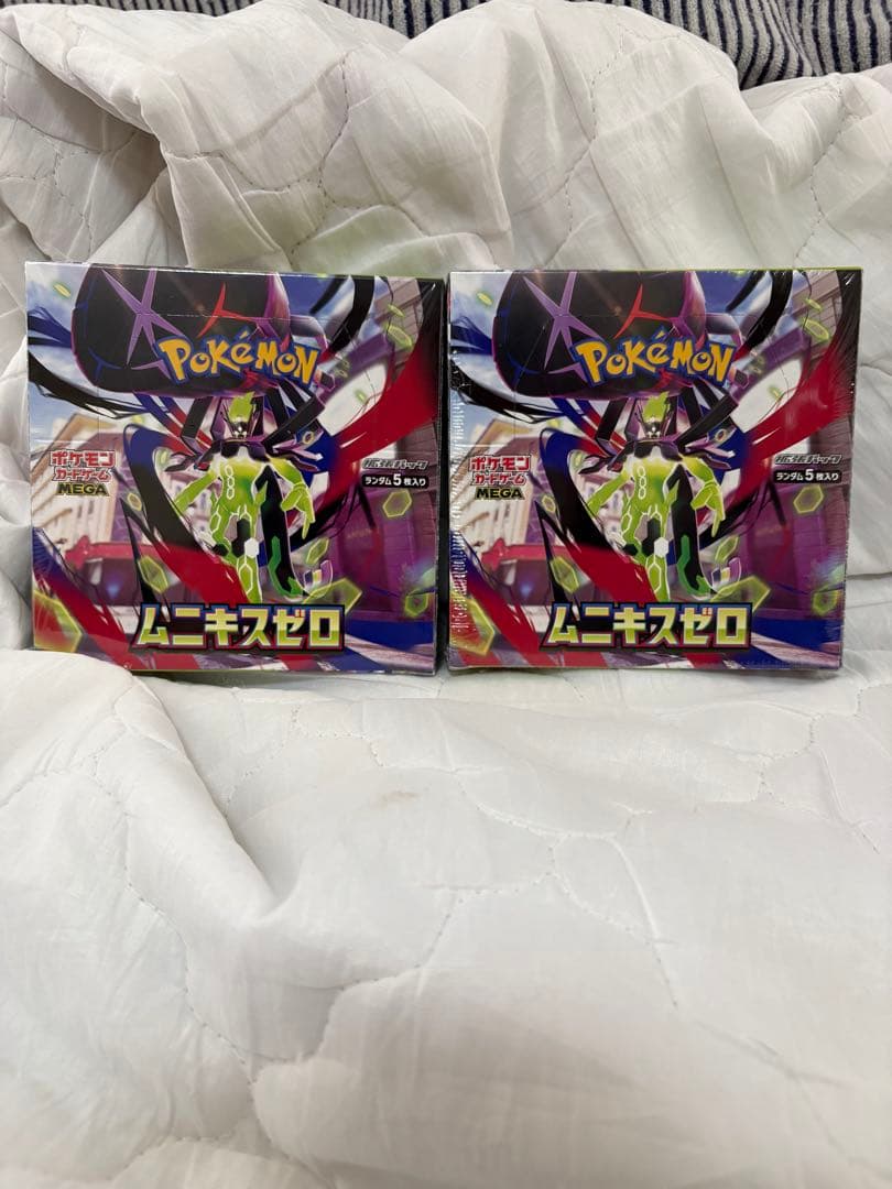 ポケモンカードMEGA ムニキスゼロ　ボックス2個　シュリンク付き