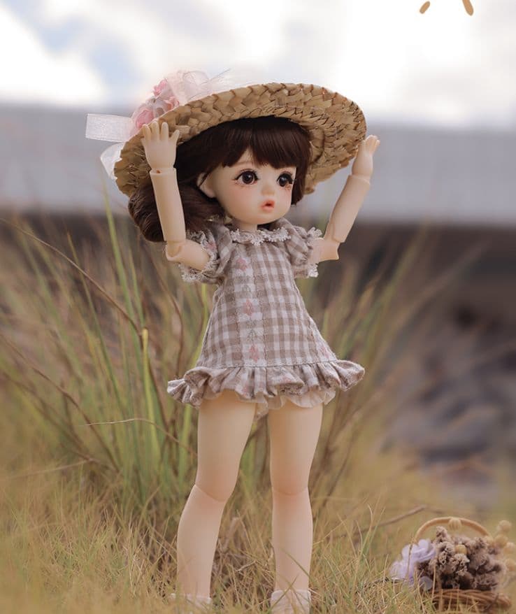 K04 BJD 1/6 ドール本体 Mai　球体関節人形 ハンドメイド