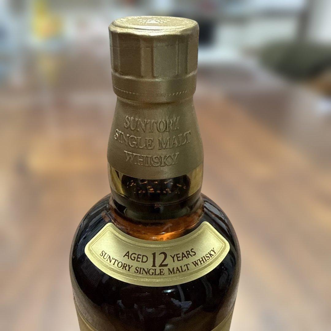 【希少】サントリー　山崎12年　Single Malt 古酒　旧ラベル