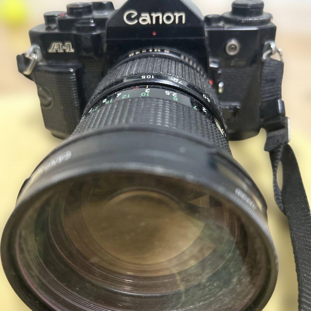 Canon A-1 フィルムカメラ 35-105mmレンズ付き