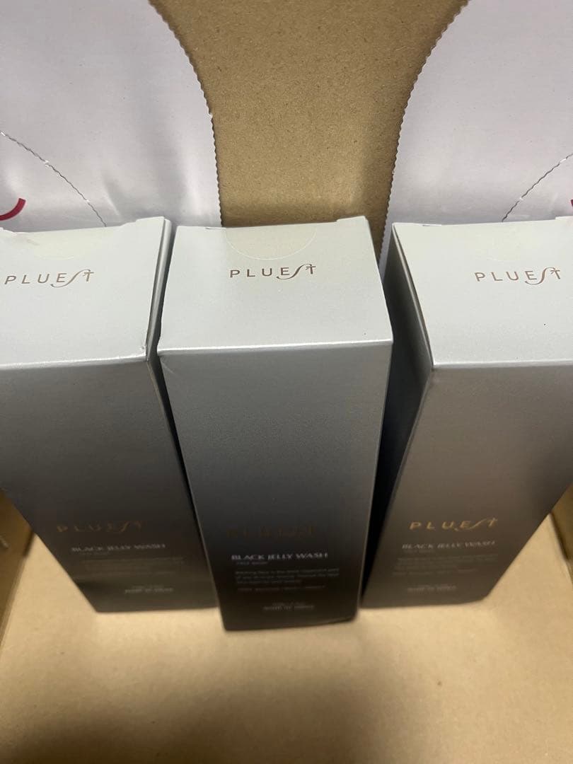 PLUEST ブラックジェリーウォッシュ 3本セット