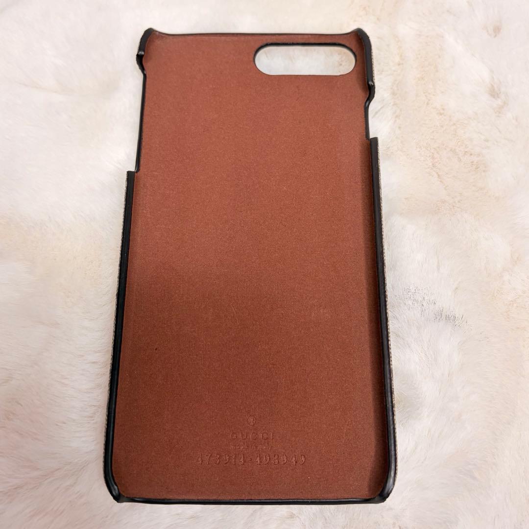 極美品✨グッチGGUFOナイトクーリエ iPhone7/8/SEケース ベージュ