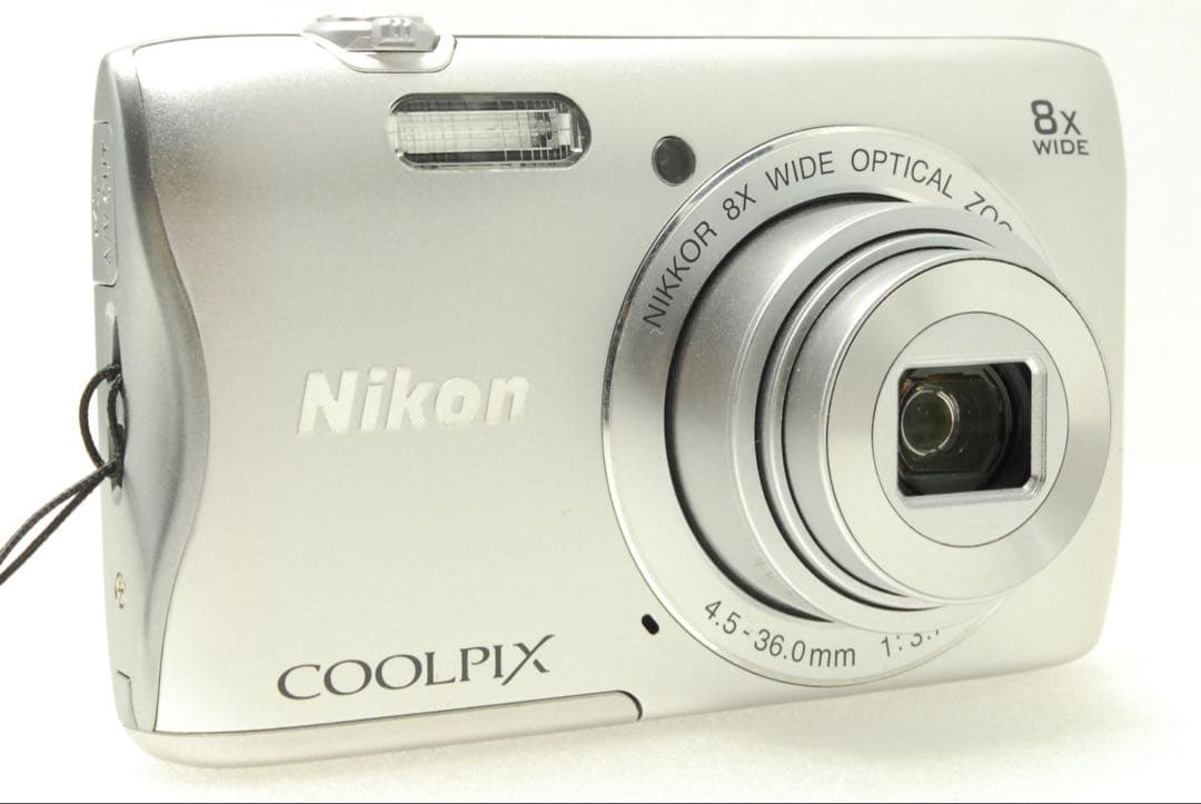 Nikon COOLPIX S3700❤️スマホ転送 動作確認済 シルバー ニコン