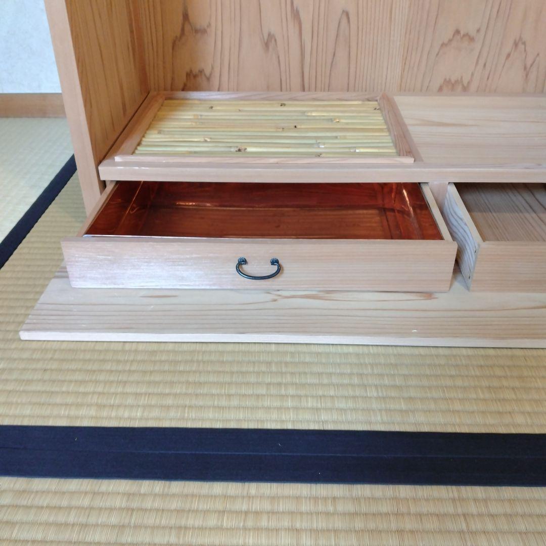 茶道具　置水屋　組立式