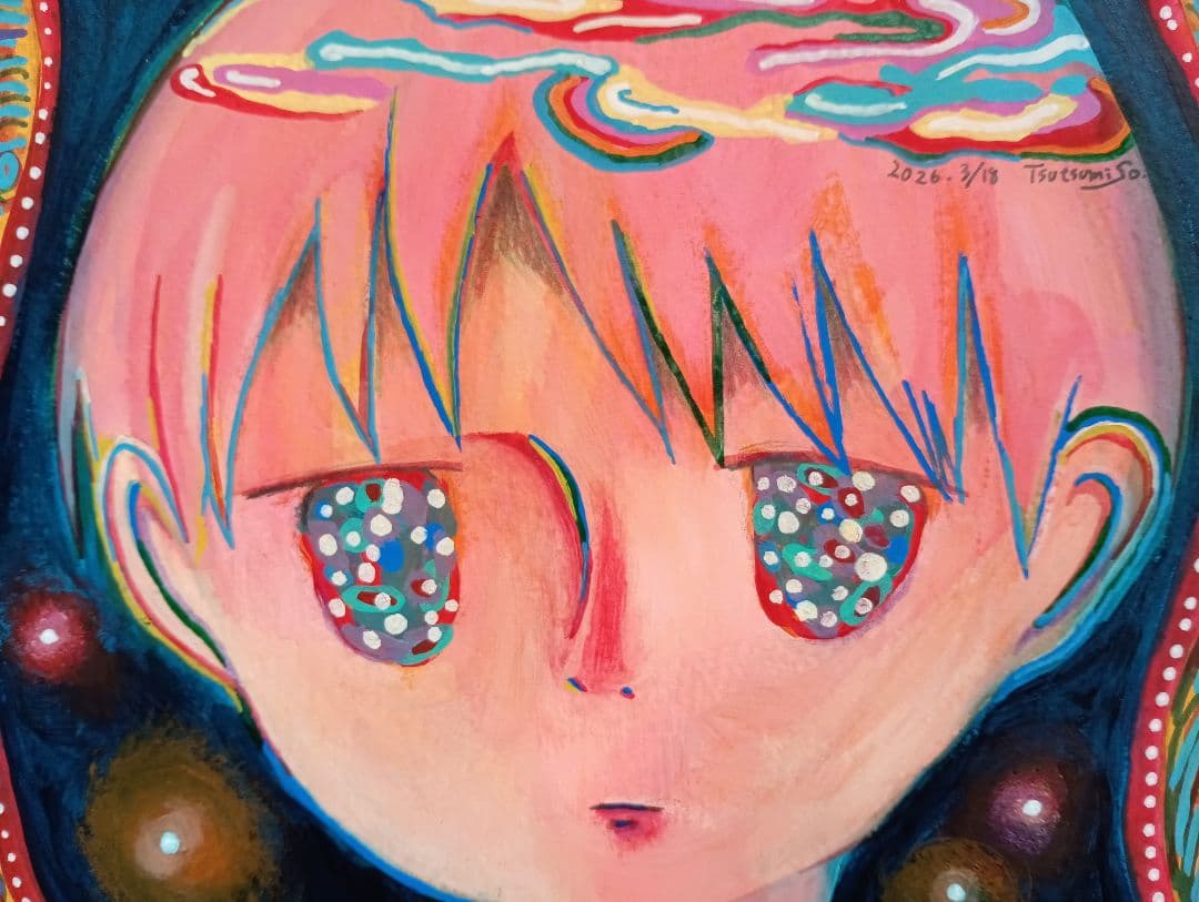 [原画] 夜のお散歩 [額無し]
