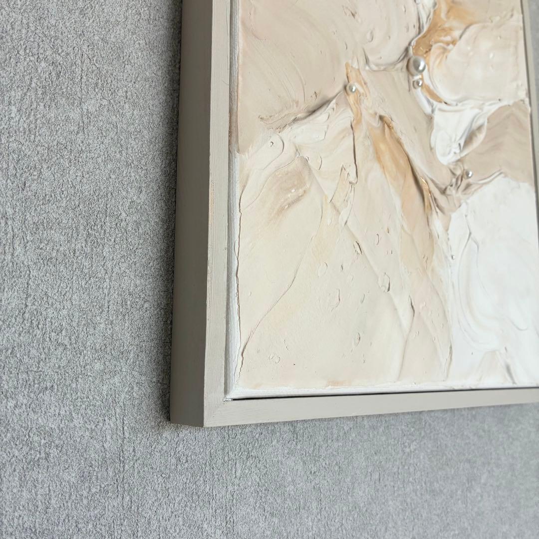 現代アート　35×26㎝　フレーム付き　インテリア　モダン　アートパネル　抽象画