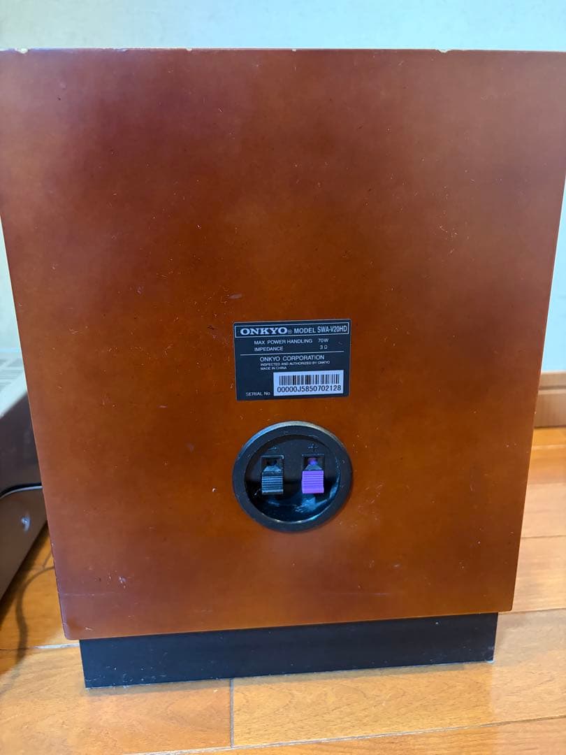【作動確認】ONKYO SA-205HD アンプ　ウーファー 付