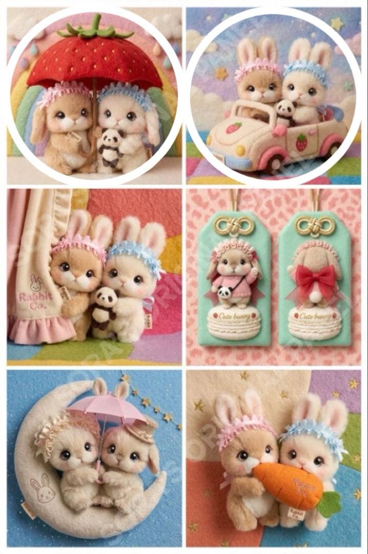 確認ページ♡うさぎ＆にゃんこ