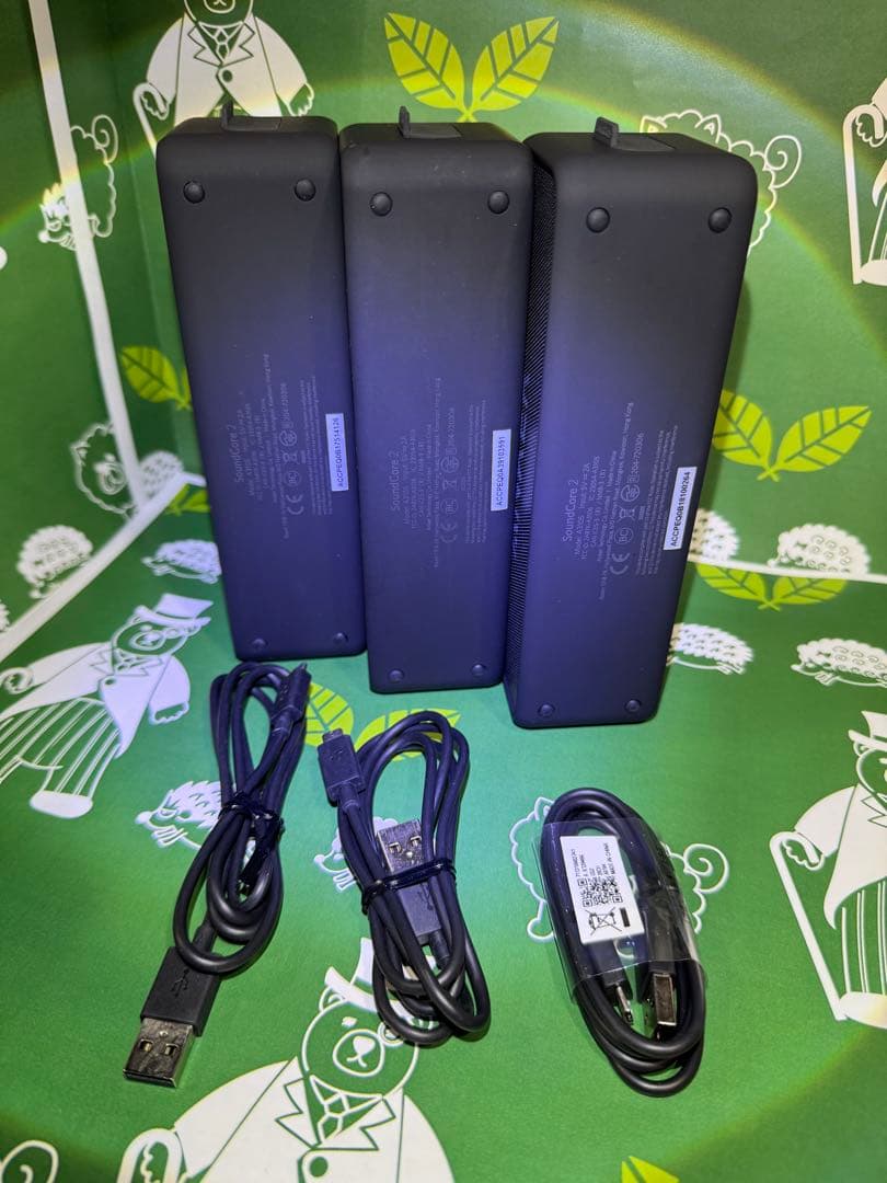 マ*ル様 ANKER サウンドコア2 【スピーカー USBケーブル付き】 《３個