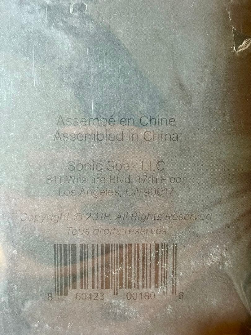 【新品未使用】Sonic Soak ソニックソーク 超音波洗浄機100V