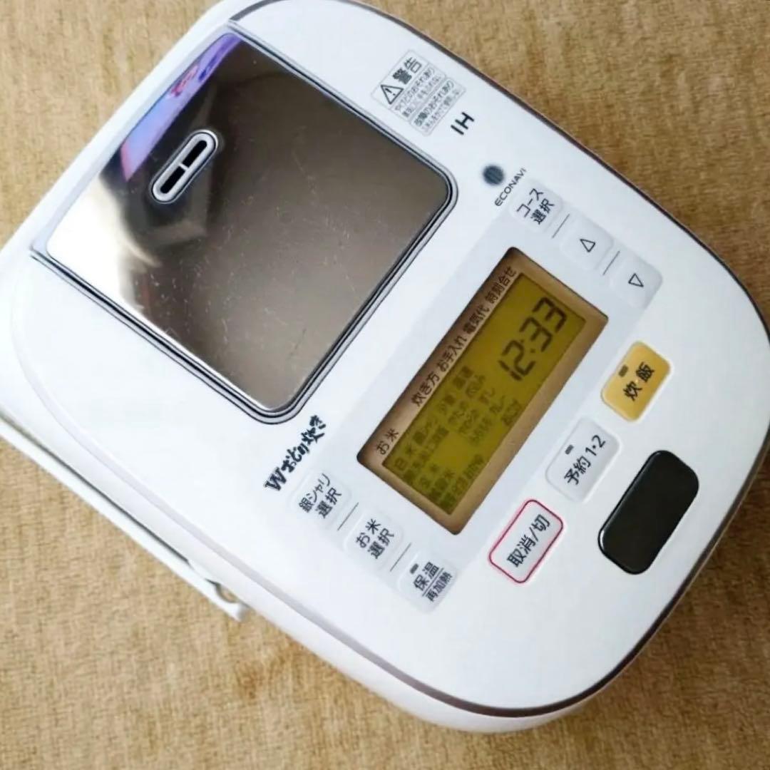 【中古】パナソニック おどり炊き 圧力 IH 炊飯器 SR-PW106 少人数