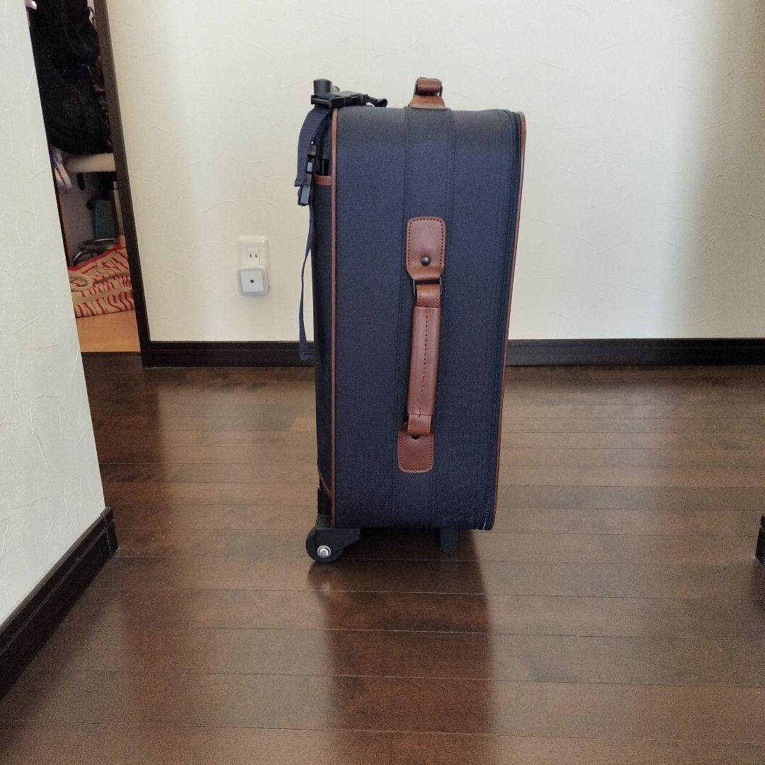 ネイビー キャリーカート 旅行かばん