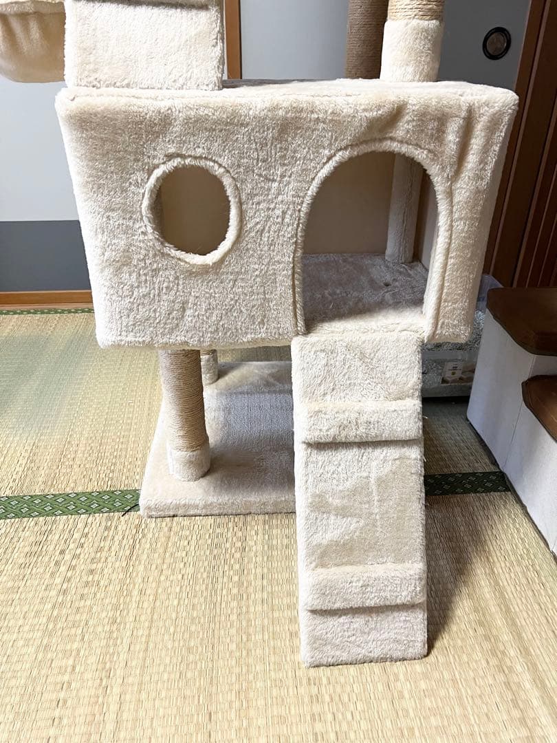 猫　多機能キャットタワー　ハウス　ハンモック　多頭飼い　省スペース　即発送