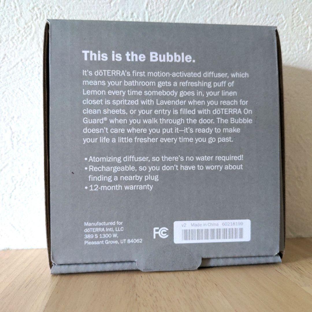 ドテラ　doTERRA 　Bubbleディフューザーバブル　新品未開封