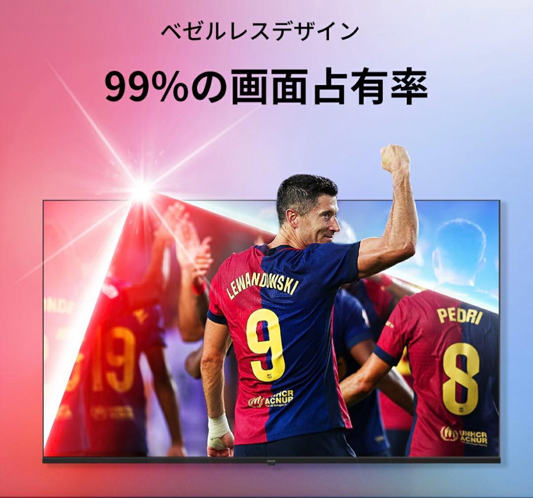 PHILIPS 55V 4K UHD 液晶テレビ VGP 2026