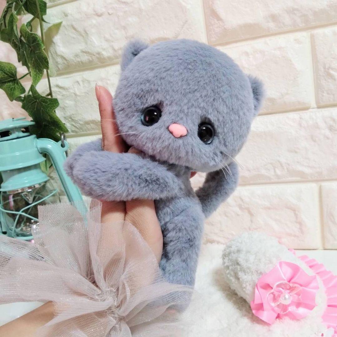 リピ❤️ぬいぐるみ✽アートドール✽仔猫のにゃにゃちゃん✽中サイズ