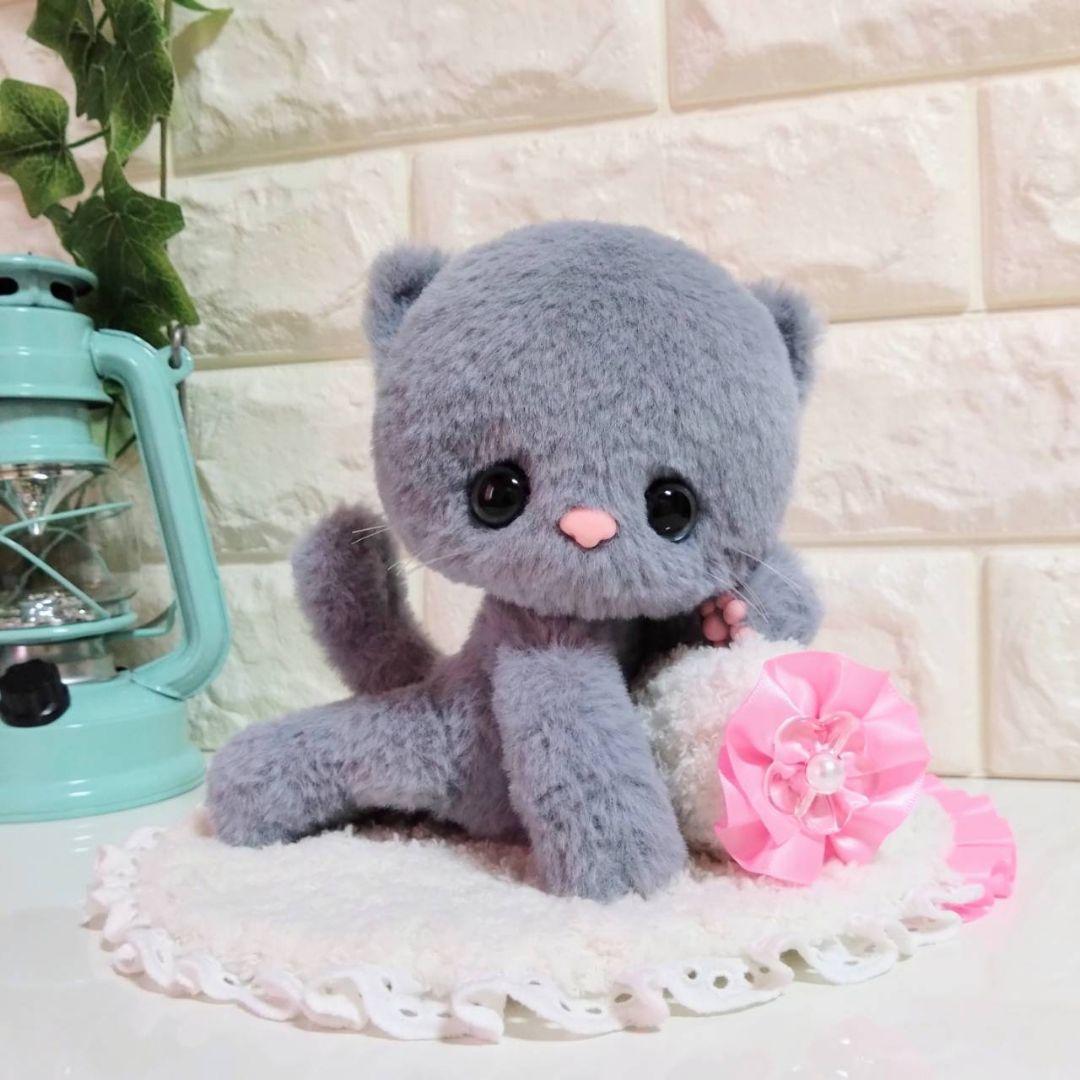 リピ❤️ぬいぐるみ✽アートドール✽仔猫のにゃにゃちゃん✽中サイズ