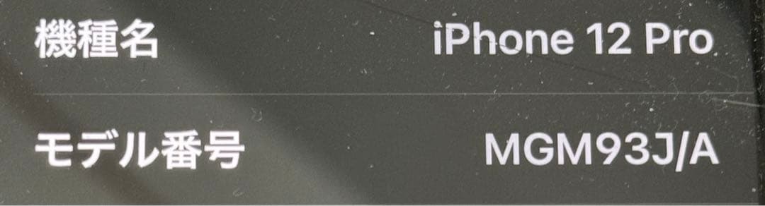 iPhone12 Pro グラファイト 256 GB SIMフリー