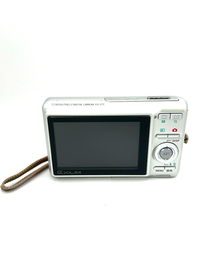 【美品】カシオ CASIO EXILIM EX-Z77 シルバー