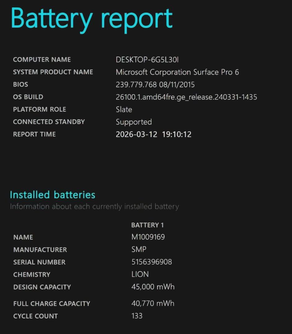 surface pro 6 キーボード付属　メモリ８Gb SSD256Gb