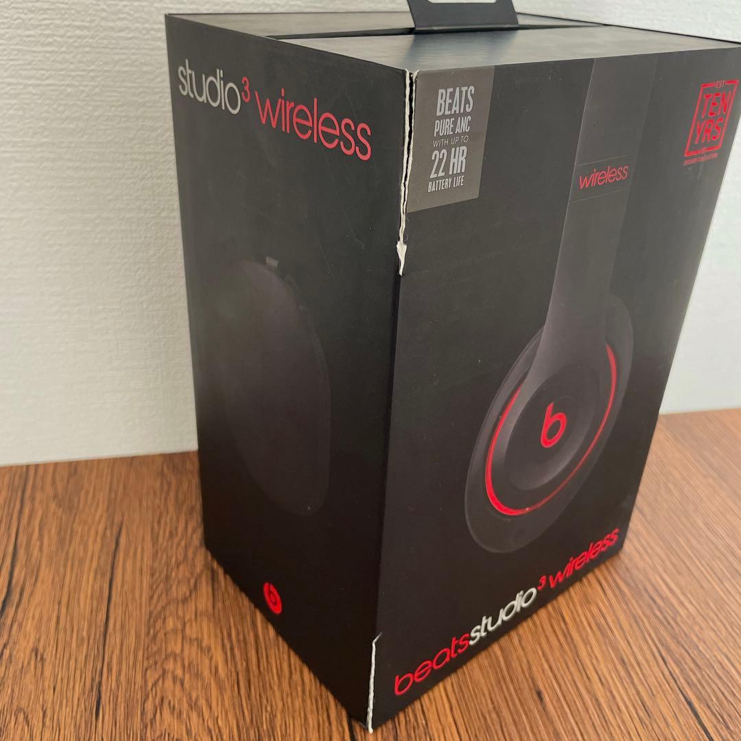 完品⭐️BEATS STUDIO3 WIRELESS ブラックレッド