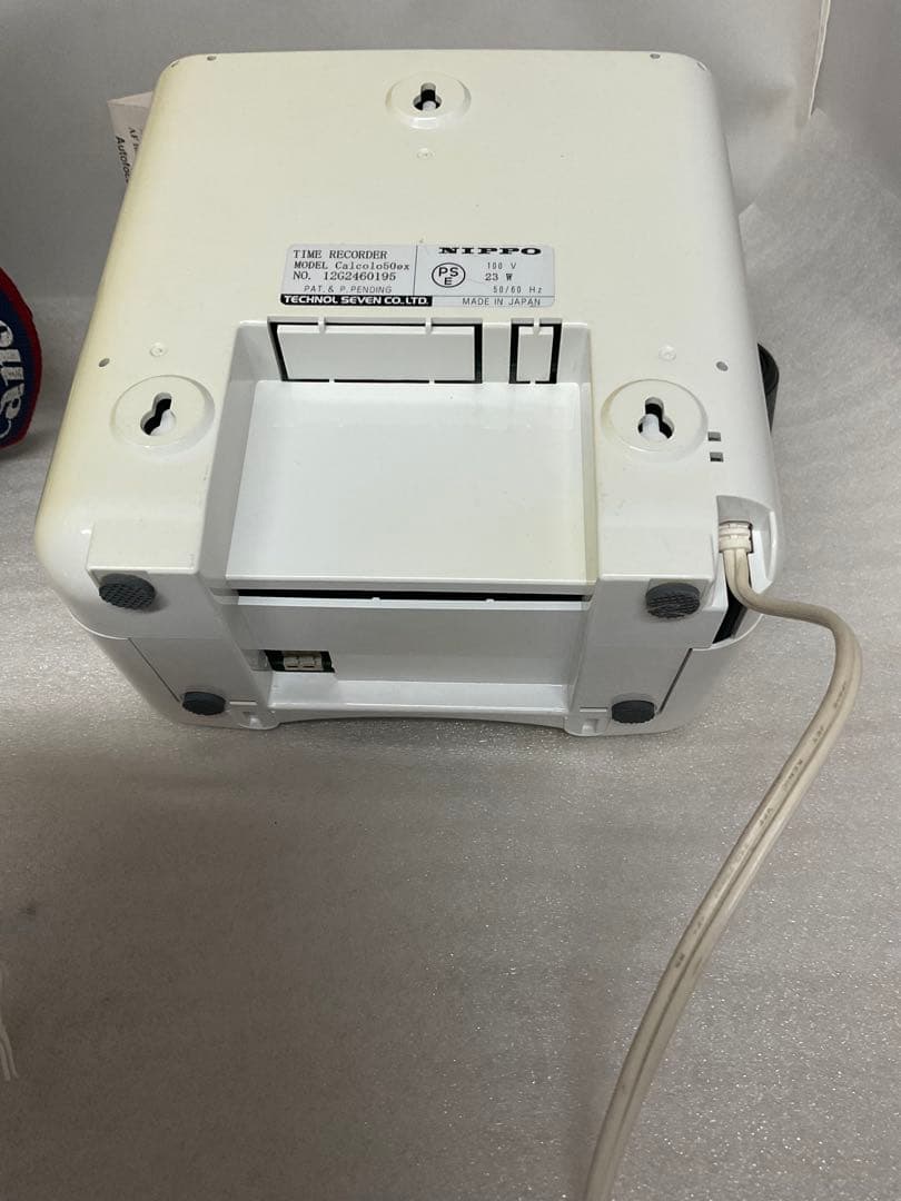 2 【通電確認済】ニッポー タイムレコーダー 計算機能付 カルコロ50ex